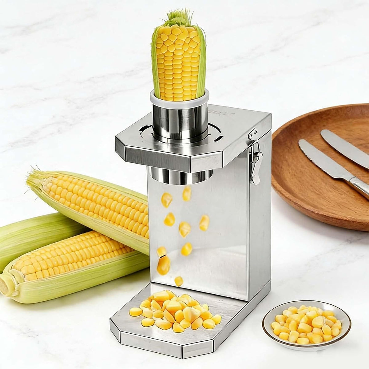 Compact Electric Grain Thresher