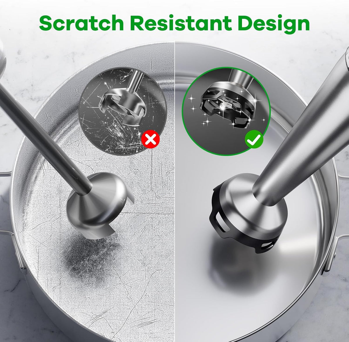 5-in-1 Immersion Hand Blender Set with Variable Speed