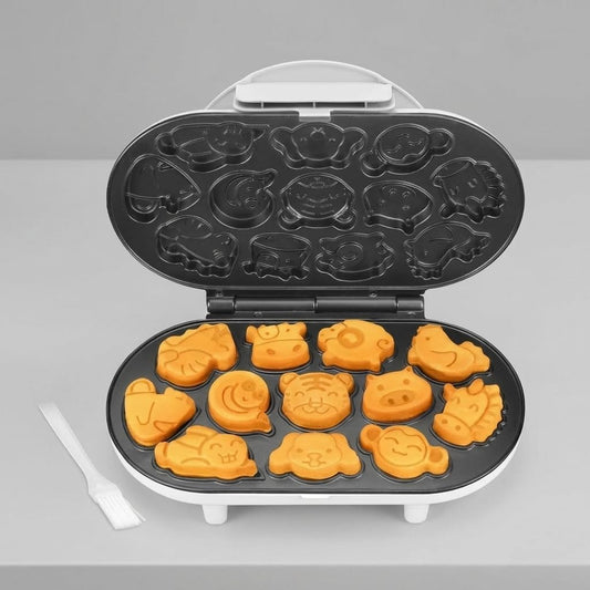 Animal-Shaped Mini Waffle Maker