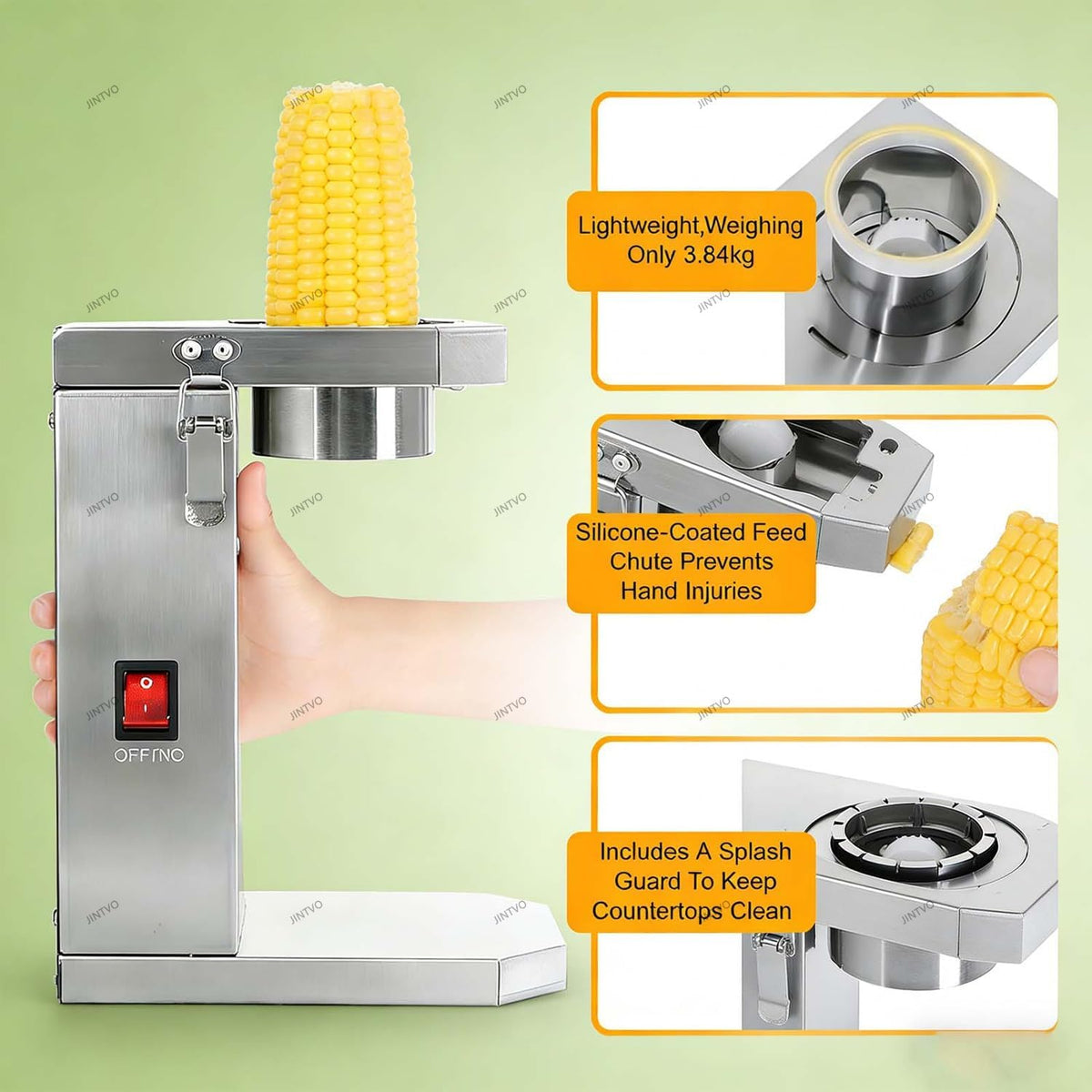 Compact Electric Grain Thresher