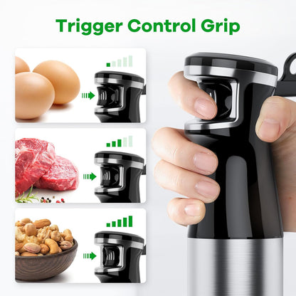5-in-1 Immersion Hand Blender Set with Variable Speed