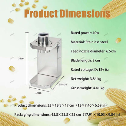 Compact Electric Grain Thresher
